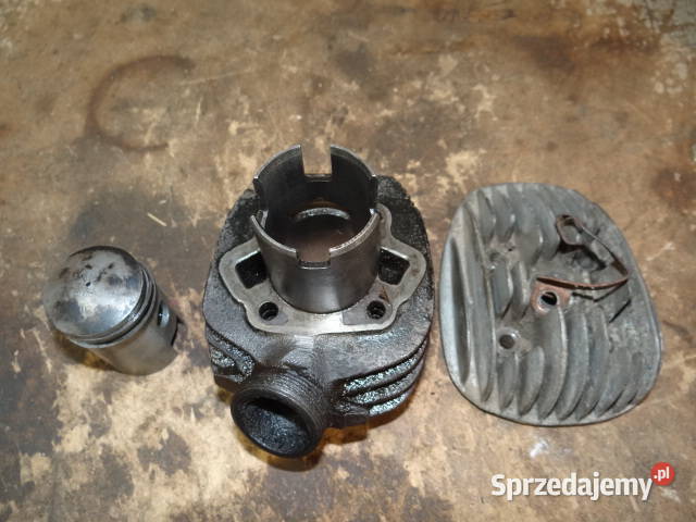 cylinder głowica i tłok Simson SR 2 org DDR Cylindry, głowice, pierścienie Żary