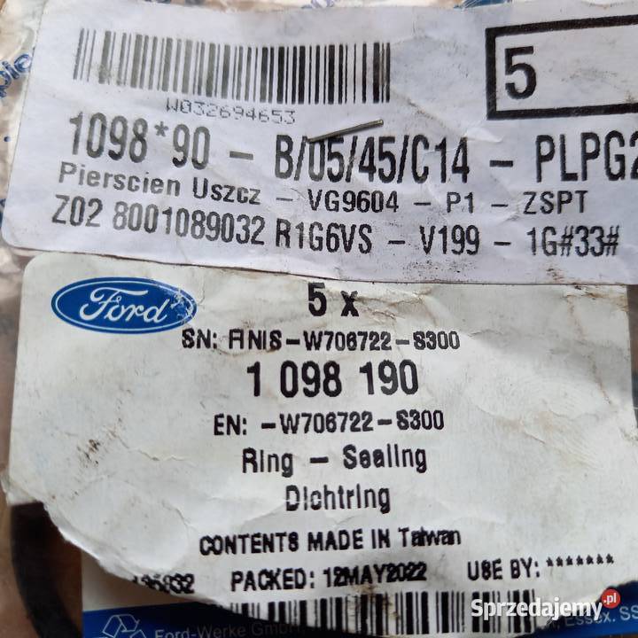 1098190W706722S300 Oring ukłchłPD20 Kraków