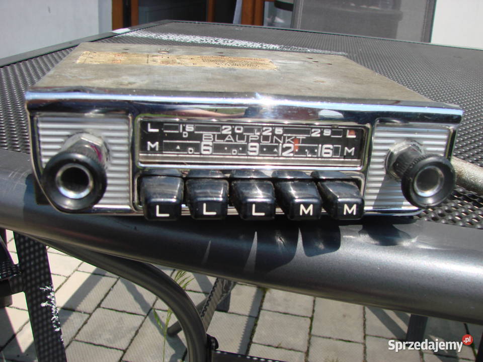 Mercedes 6070 Th radio Vintage ORG Zabytek Wyposażenie wnętrza
