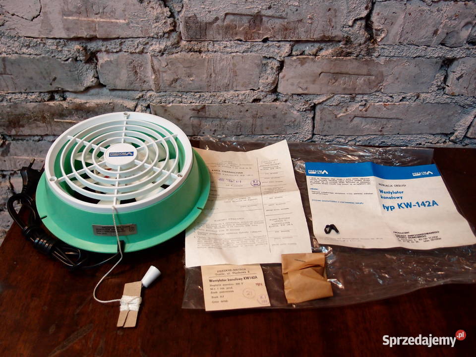 Wentylator osiowy fi125mm i Predom Metrix Wentylatory