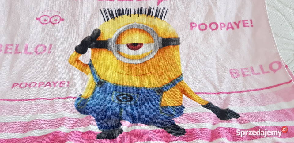 Ręcznik z kapturem MINIONKI Poncho Warszawa