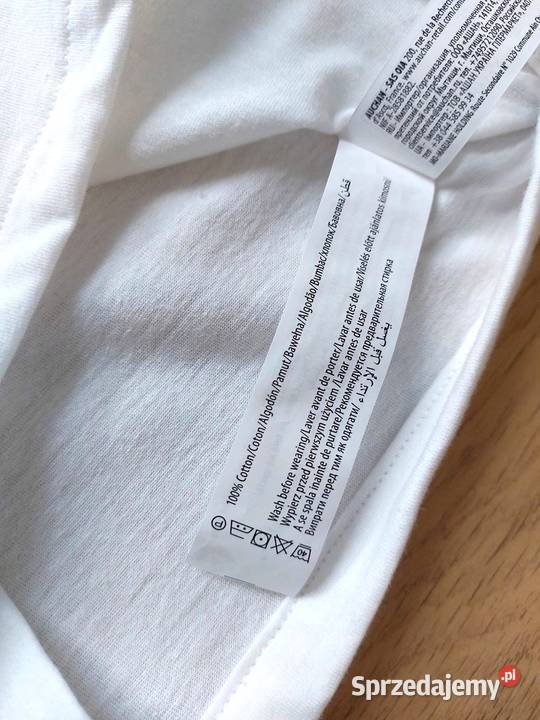 Bluzka biała Tshirt S 36 Inextenso bawełna Nowa Bluzki i koszule Warszawa