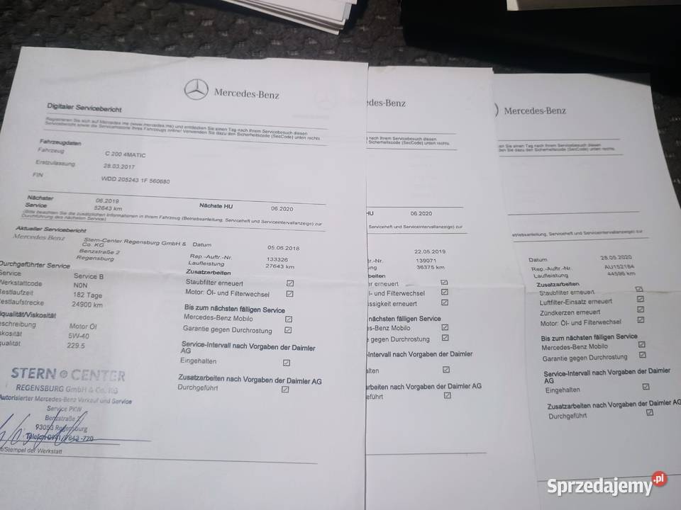 Mercedes W205 C200 4MATIC 9GTRONIC bluetooth Klasa C Starachowice