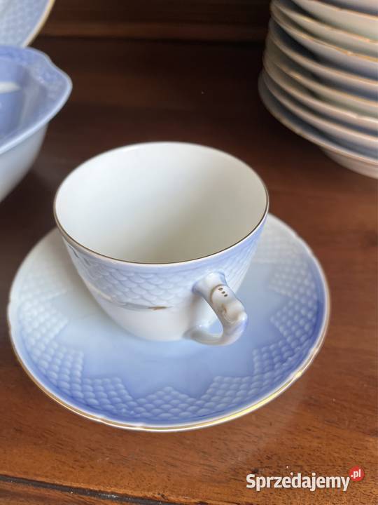Filiżanka na podstawce Mewy Royal Copenhagen Gdańsk