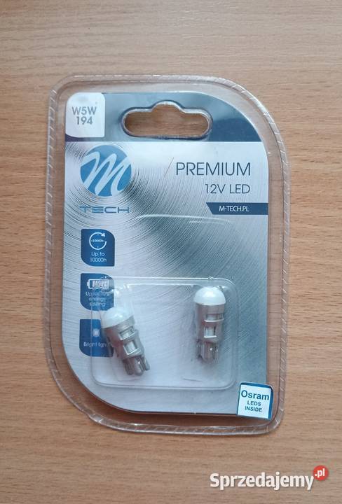 Dwie Żarówki LED W5W 194 MTECH OSRAM osobowe łódzkie Łódź