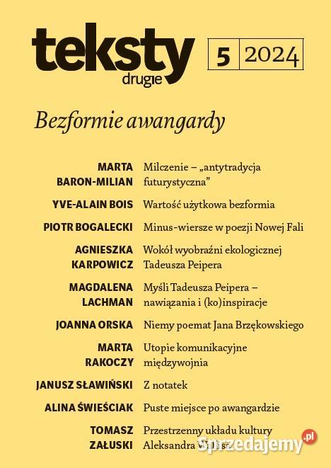Teksty i Teksty drugie łódzkie Łódź sprzedam