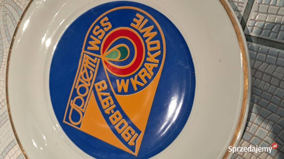 Talerz Pamiątkowy Społem WSS Kraków 19081978 kujawsko-pomorskie Świecie sprzedam
