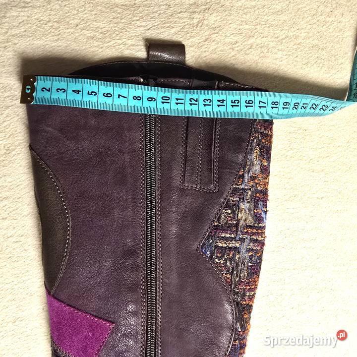 Unikatowe Kozaki Damskie Think skóra naturalna Kozaki Gdańsk sprzedam