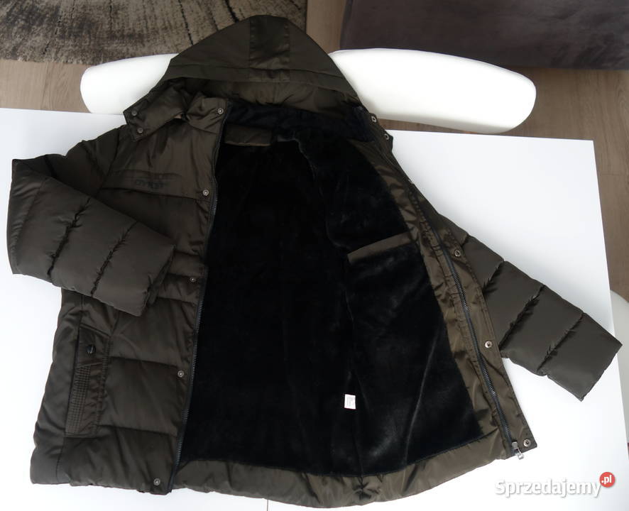 Kurtka męska zimowa z kapturem wodoodporna sprzedam