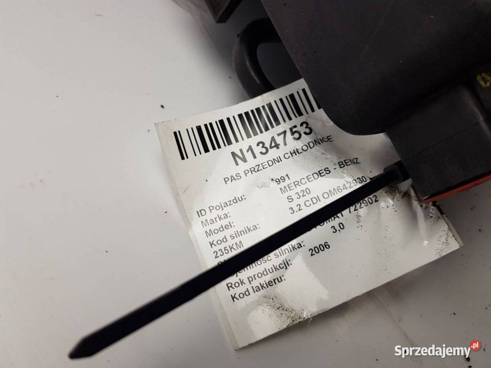 PAS PRZEDNI CHŁODNICE 30 2006 S 320 Lipno