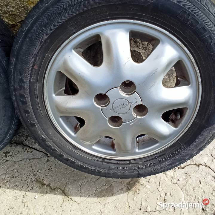 Koła Alufelgi ładnymi oponami 14 4x100 Astra