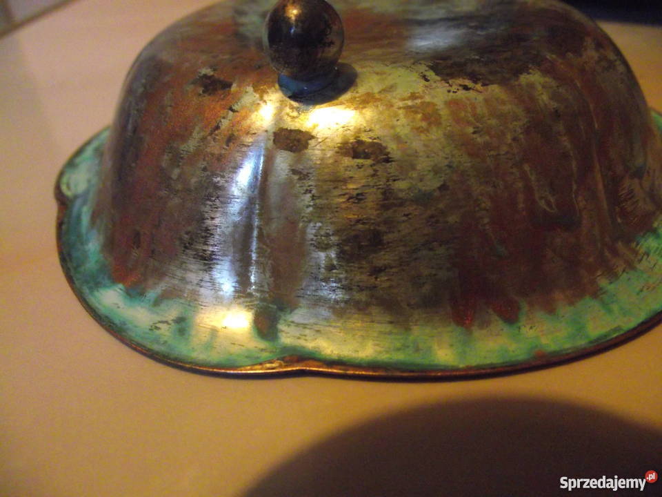 MAŁA PATYNOWANA CZARECZKA Z PLATERU ART DECO Piła sprzedam