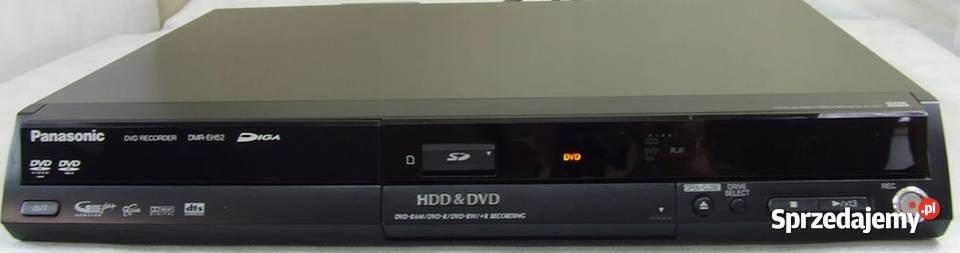 Nagrywarka DVD z dyskiem HDD Panasonic Sprawna mazowieckie
