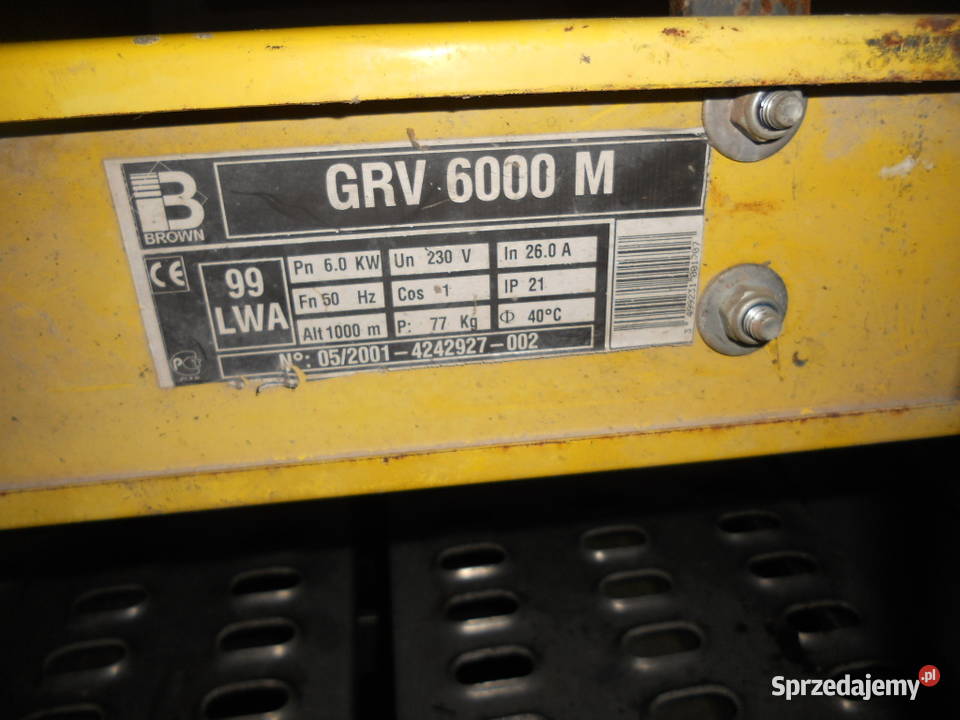Mocny Generator Agregat Prądotwórczy 6 Kv 6 Dom i Ogród Dębica