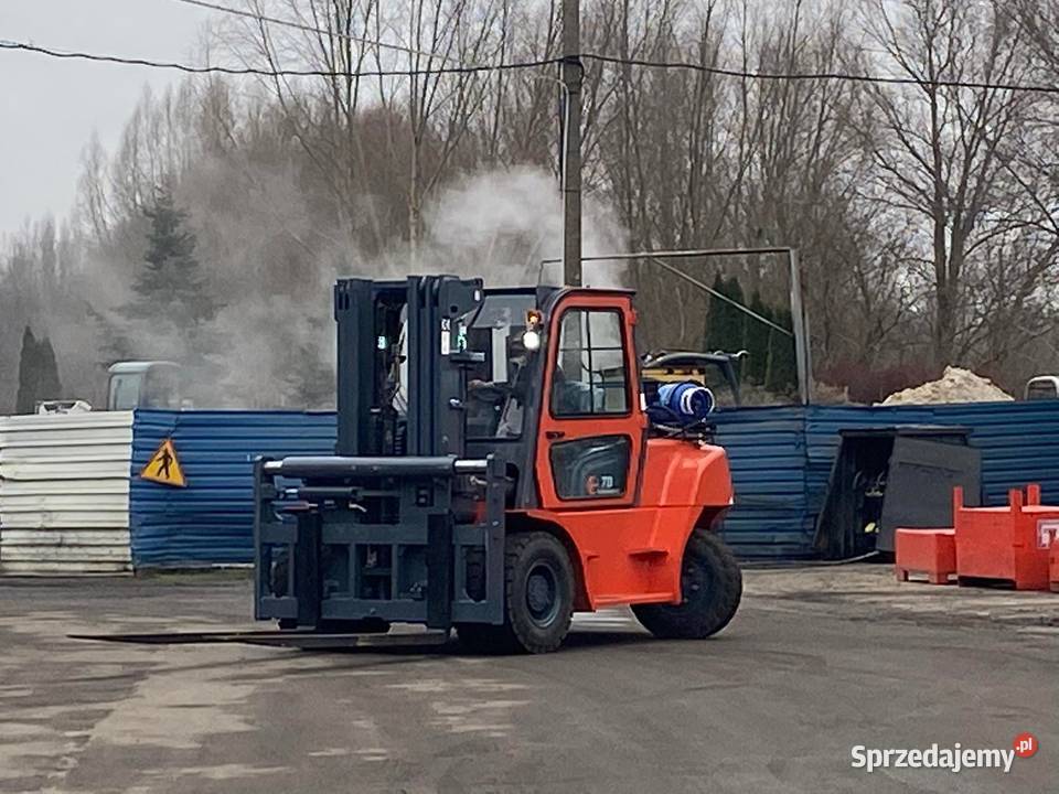 7 ton wózek widłowy nowy Triplex Pełna Kabina pomorskie