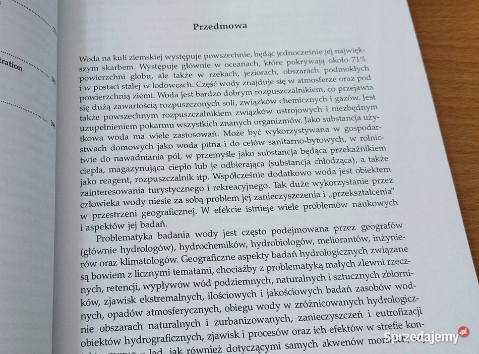 Problemy badań wody w XX i XXI wieku Cieśliński Podręczniki Gdańsk sprzedam
