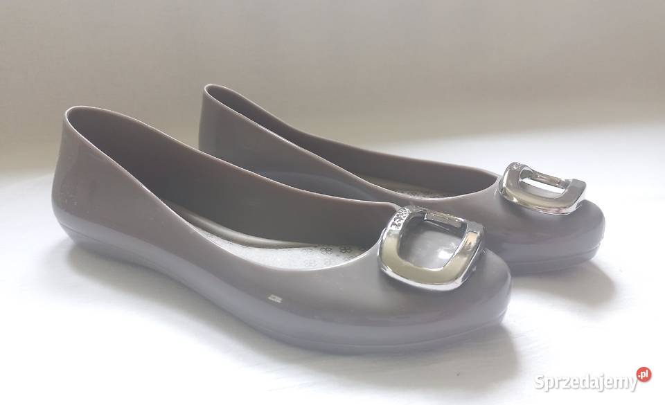 Baleriny szare Zaxy r 39395 Brazylia NOWE Balerinki