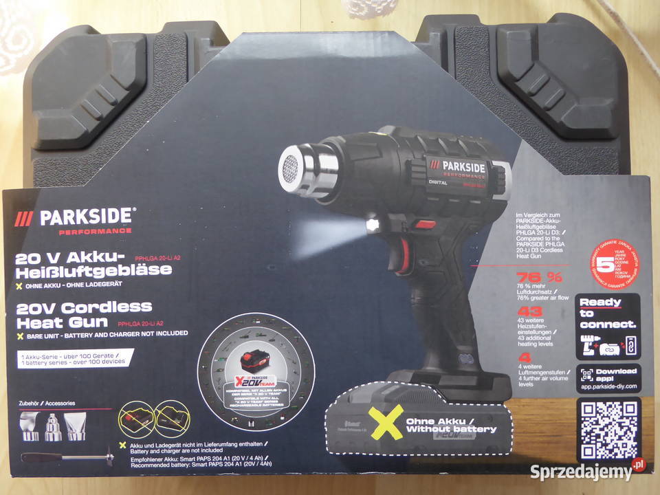 Nieużywana akumulatorowa 20V500stopni C opalarka