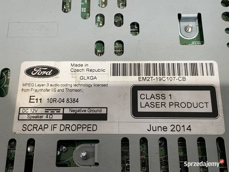 RADIO FORD MONDEO MK5 EM2T19C107CB ODTWARZACZ podkarpackie sprzedam