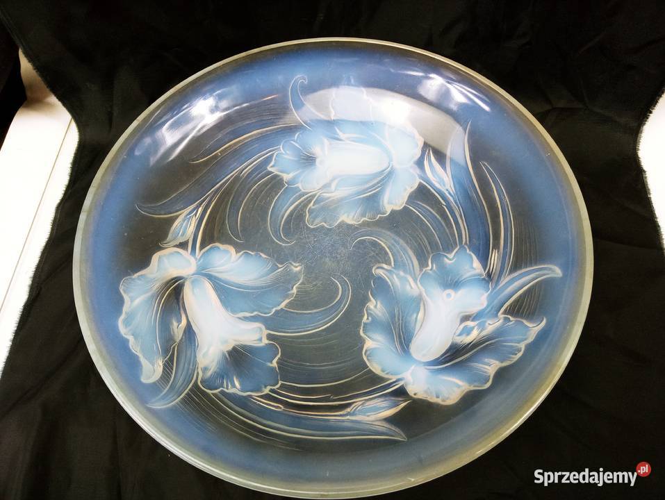 Miska na owoce Szkło opalizujące Verlys Orchidee Nowa Sól sprzedam