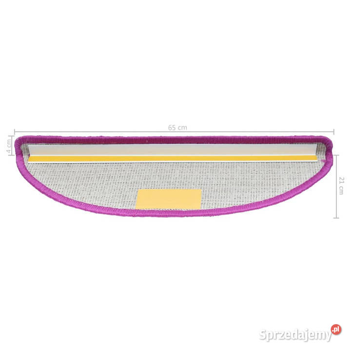 Nakładki na schody 10 65x21x4 fioletowe WM149809