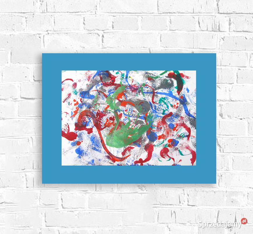 abstrakcyjny rysunek 30x40 Pozostałe Łódź sprzedam