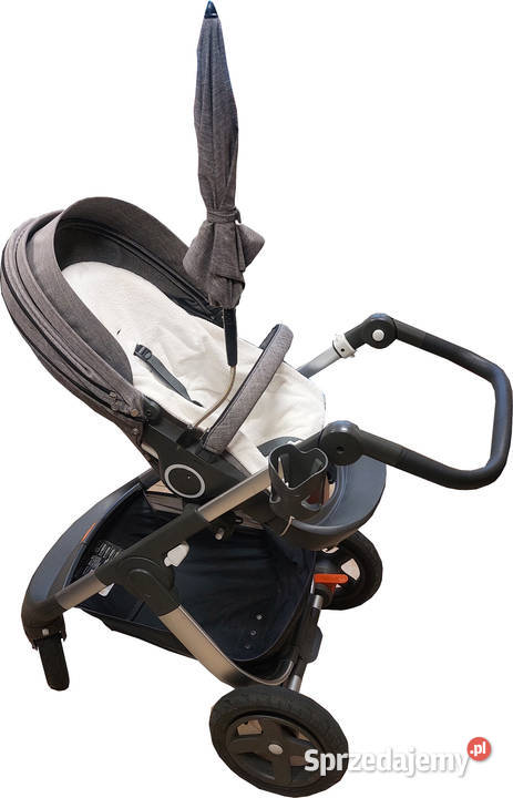 Wózek Stokke Trailz gondola spacerowka parasol Aluminium Opalenica