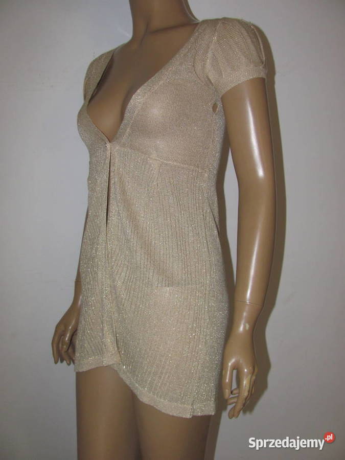 złota tunika INFLUENCE r10 dress gold Zamość