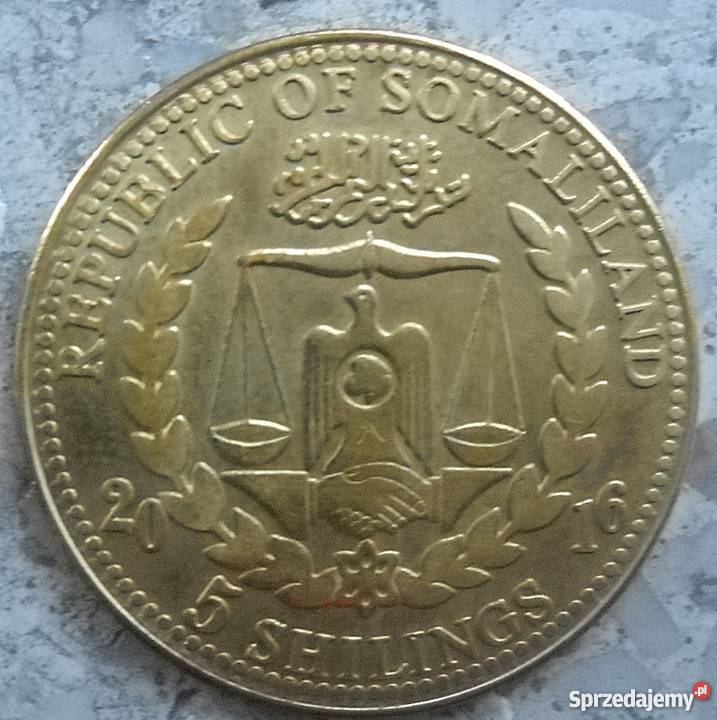 SOMALILAND5 SHILINGS2016 r KOT