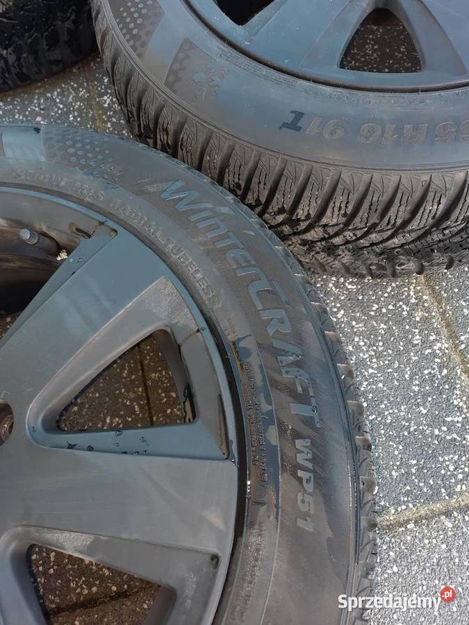 Koła zimowe Audi 16 205 55 16 Mat mazowieckie Radom sprzedam