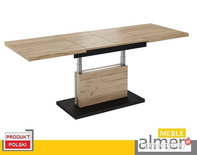 Ławostół L58 Dąb Craft Złoty Czarny Rozkładany Tczew sprzedam