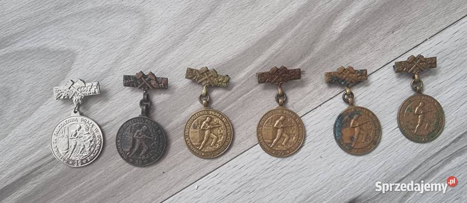Odznaczenie Medal KWK 25 35 50 Lat Górnictwa Sosnowiec