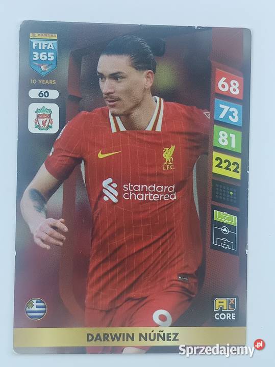 Darwin Nunez 60 karta Fifa 365 Adrenaline XL Zbylitowska Góra