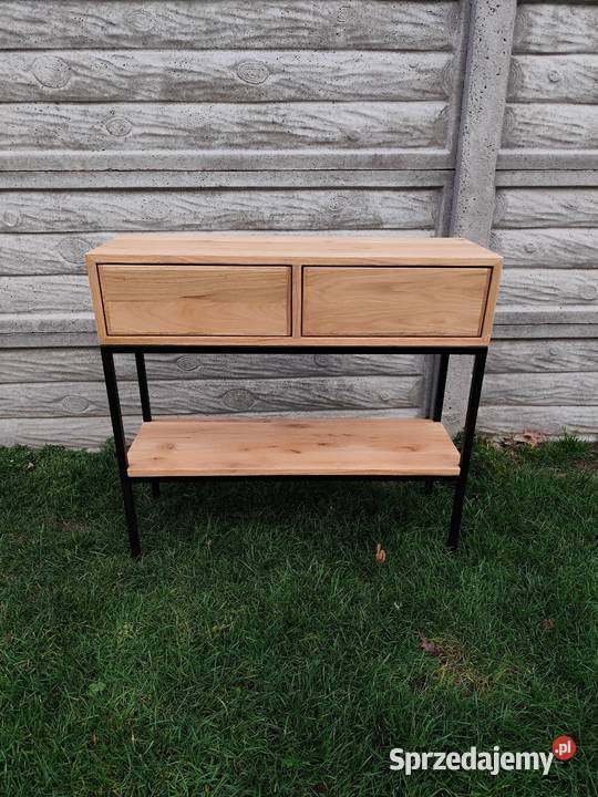 Konsola dębowa loft 30cm Zduńska Wola sprzedam