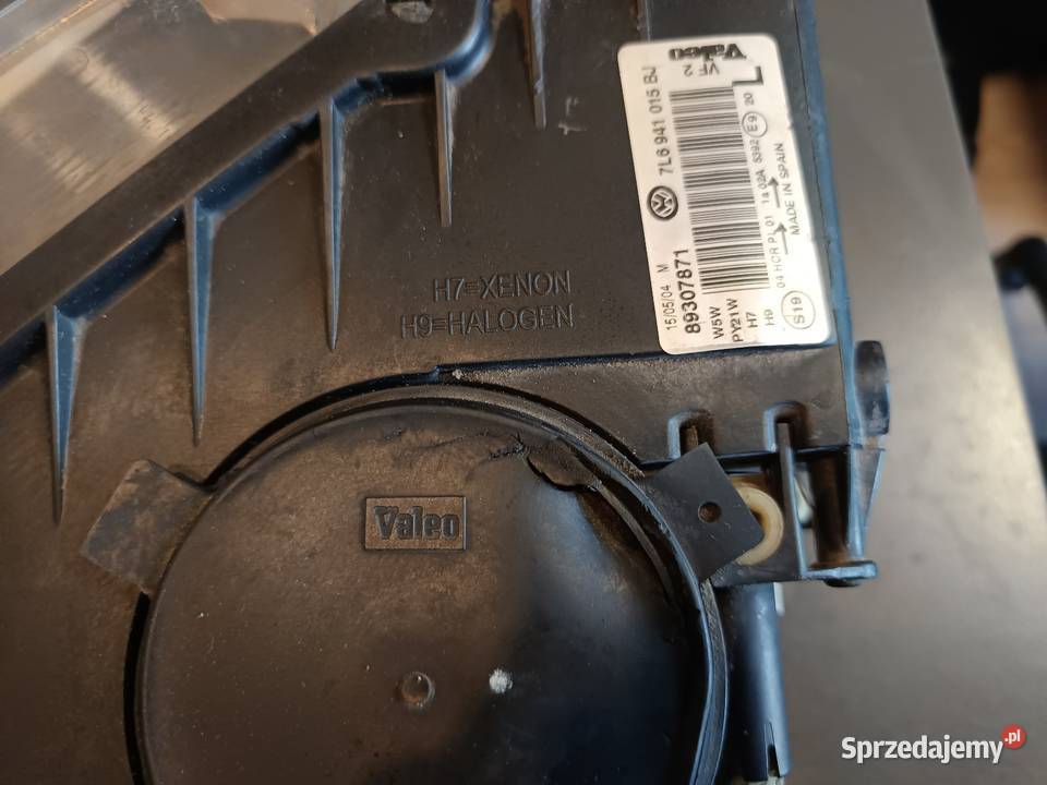 Lampa lewa HALOGEN Touareg I 0206 7L6941015 Inowrocław sprzedam
