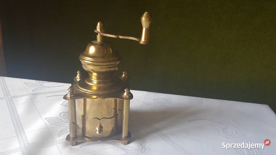 młynek do kawy z mosiądzu Przedwojenny Tarnowskie Góry