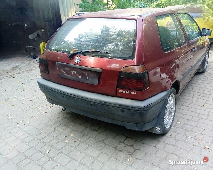 Vw golf 3 14 benzyna zdrowy blacharsko niski 1391cm3 Kętrzyn