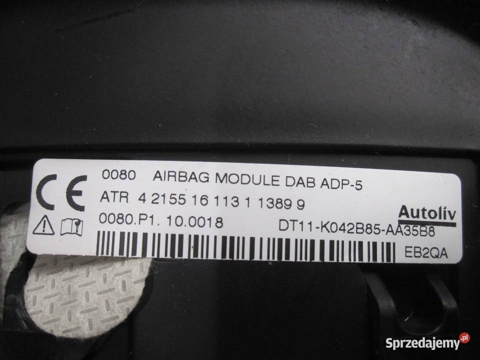 FORD GRAND TOURNEO CONNECT 16r Airbag kierowcy osobowe Poduszki powietrzne Kielce sprzedam