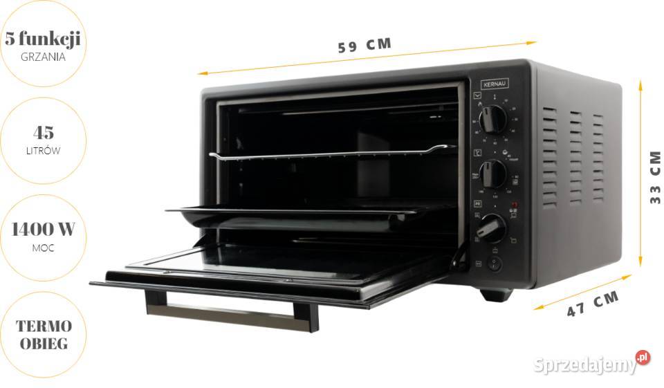 PIEKARNIK ELEKTRYCZNY KERNAU KSFO 541 M B wolnostojące małopolskie Skawina