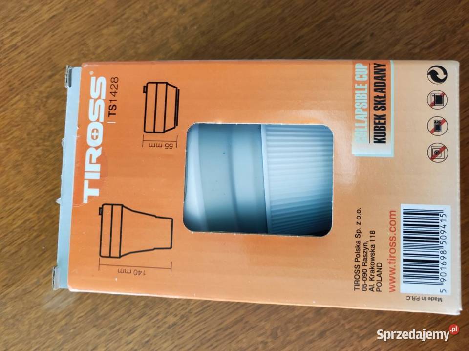 składany Kubek turystyczny silikonowy Kielce