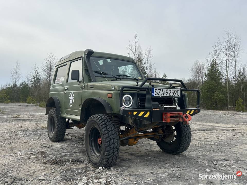 Suzuki samuraj 13 LPG Hak zwolniony reduktor welurowa tapicerka Zawiercie