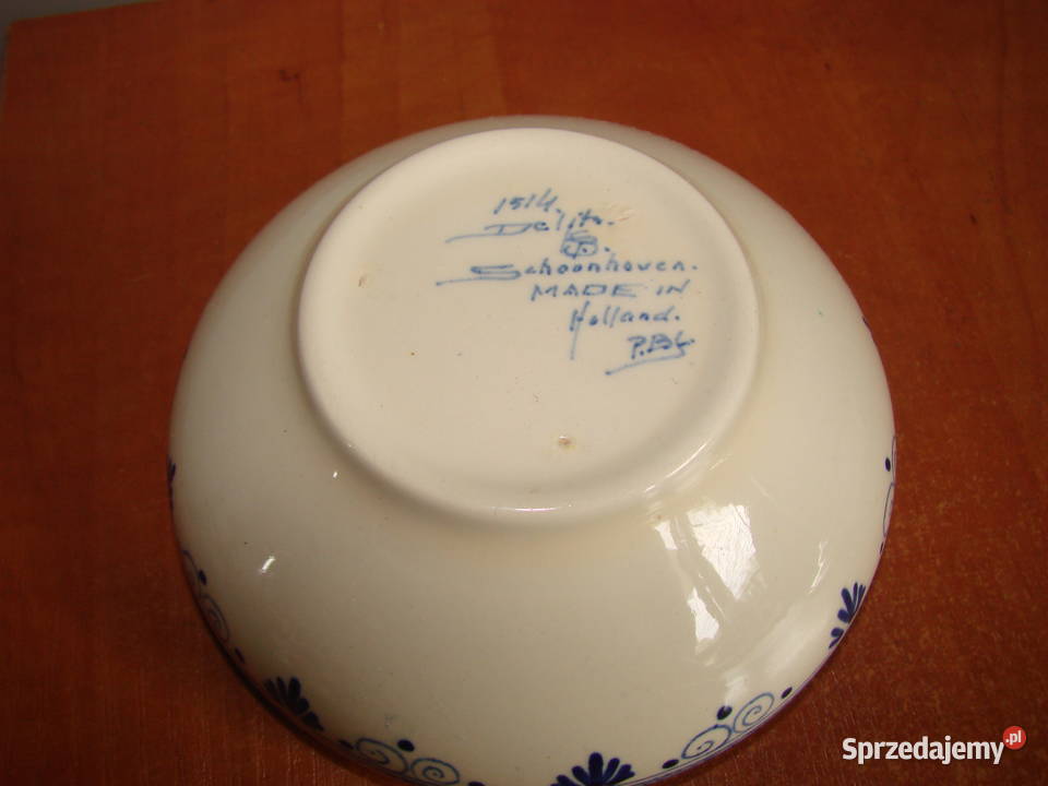 Delft Schoonhoven miseczka Pruszcz Gdański