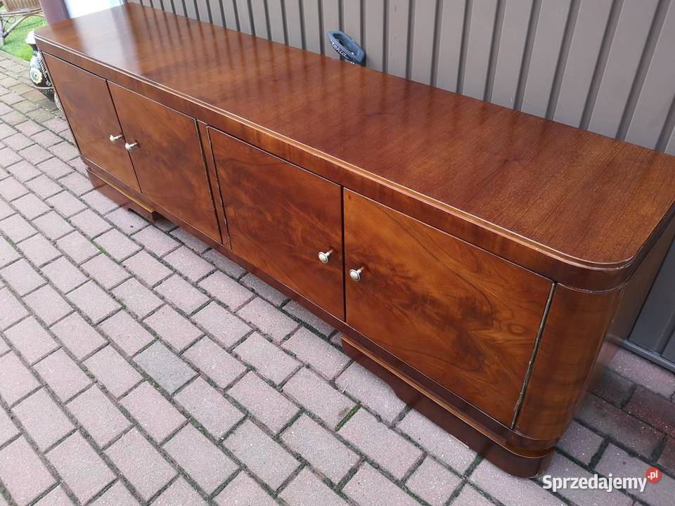 Komoda Szafka RTV 202 ARTDECO Orzech Niska Stara Swarzędz