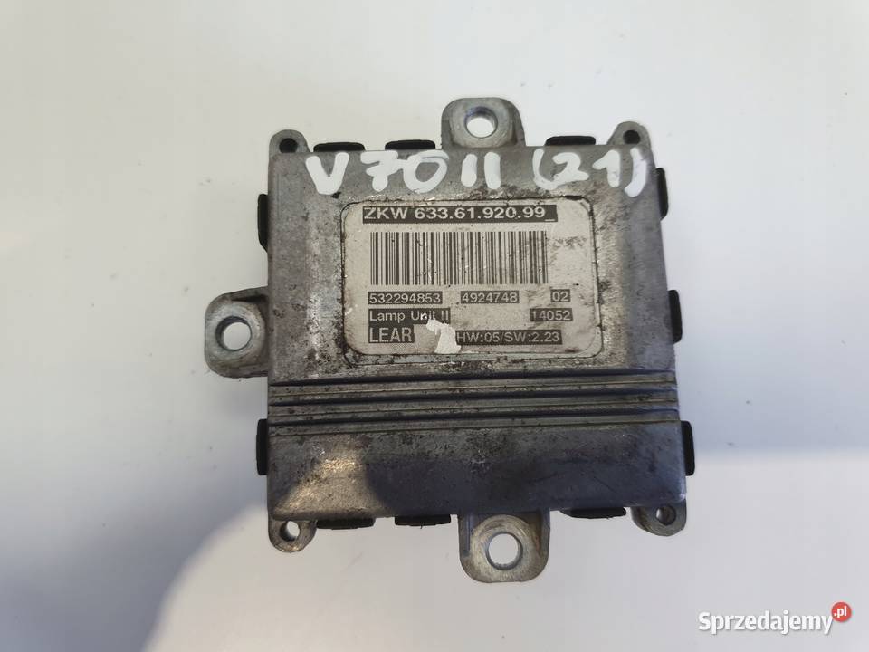 MODUŁ SKRĘTU Lampy Volvo S80 II V70 III XC70 Rudka