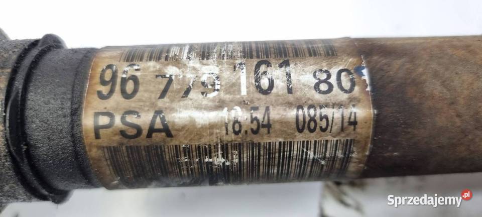 PÓŁOŚ PRAWA PRZÓD CITROEN C4 PICASSO 9677916180 Lipno sprzedam