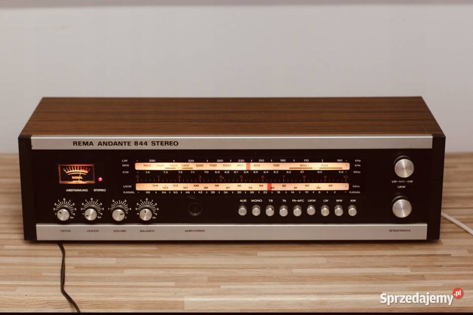 Radioodbiornik Rema Andante 844 Stereo Amplitunery Grupa