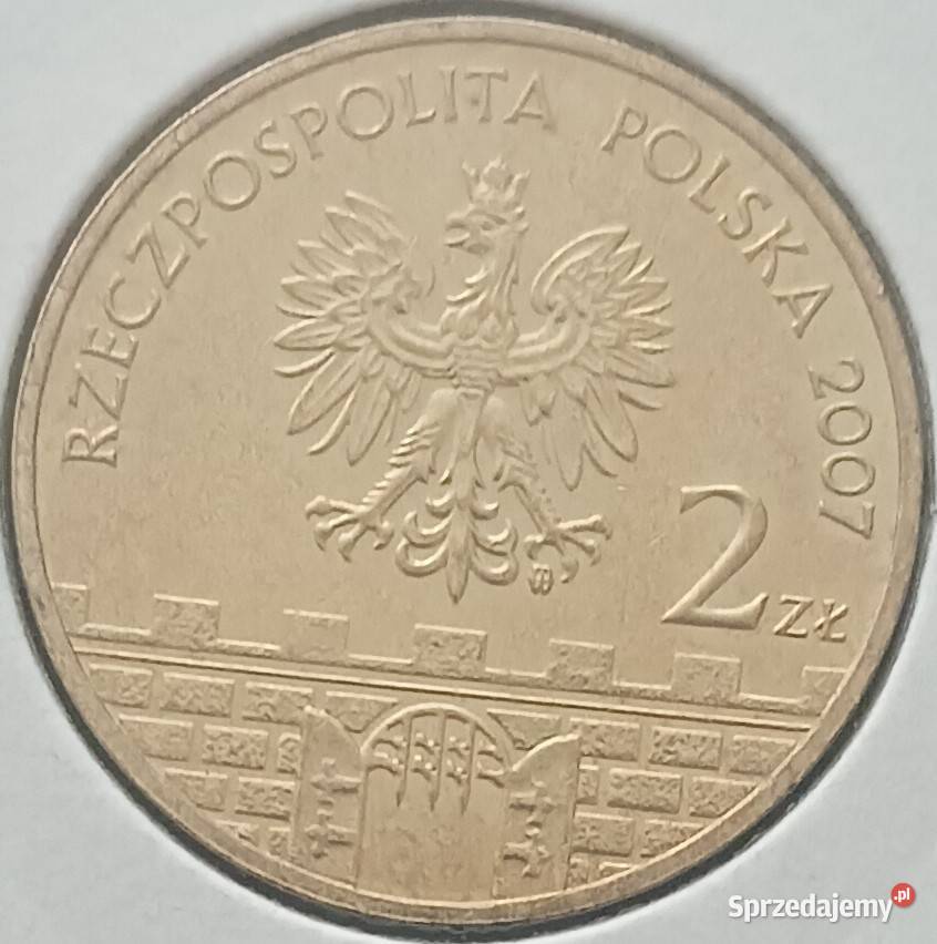 2 Miasta Polskie Słupsk 2007 r mennicze holder Numizmatyka Konin