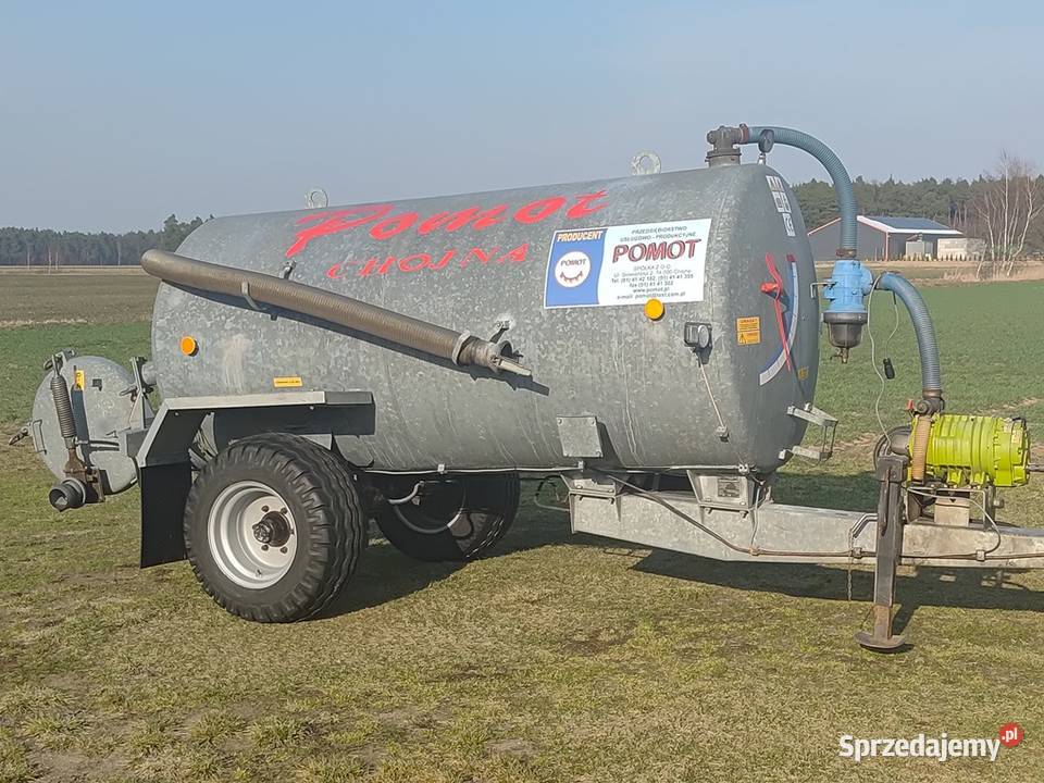 Beczkowóz Pomot Chojna 4000 l Beczka Wóz wielkopolskie Grabów nad Prosną