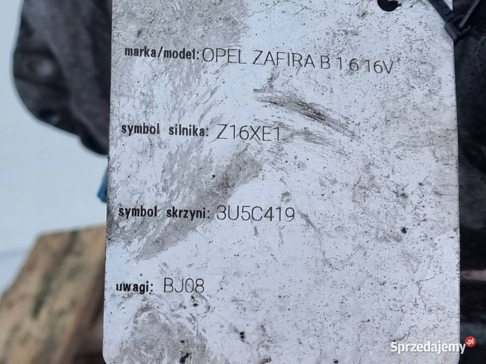 Opel Astra H 16 18 16V SKRZYNIA BIEGÓW U5C419 osobowe Janów