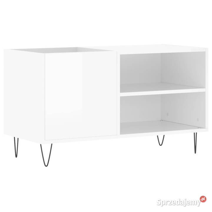 Szafka na płyty wysoki połysk biała 85x38x48 Pozostałe